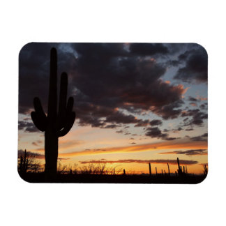 Saguaro Sunset III Arizona Desert Landscape Magnet