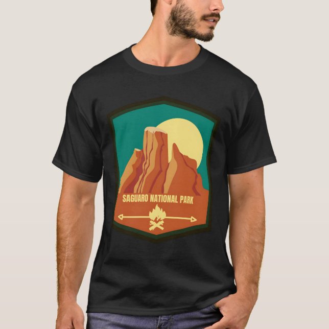 Saguaro � The Endless Horizon of Australia T-Shirt (Front)