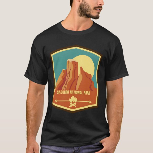 Saguaro � The Endless Horizon of Australia T-Shirt (Front)