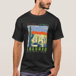 Saguaro US National Park Tucson Arizona Vintage T  T-Shirt