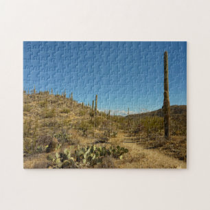 Saguaro's Carillo Trail in Saguaro National Park Jigsaw Puzzle