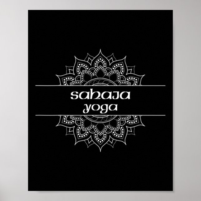 Sahaja Yoga Type Mandala Graphic  Poster (Front)