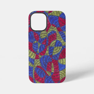 Sahar Colorful Abstract Hand-Drawn Art phone cas iPhone 12 Mini Case