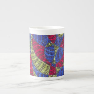 Sahar Colorful Abstract Hand-Drawn Pattern Mug