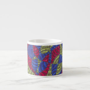 Sahar Colorful Abstract Hand-Drawn Pattern Mug