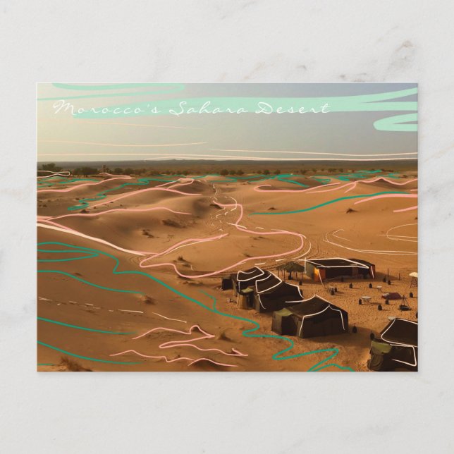 Sahara Desert Postcard (Front)