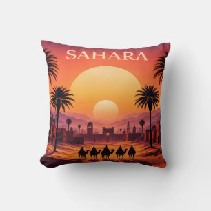 Sahara Desert Sunset Pillow