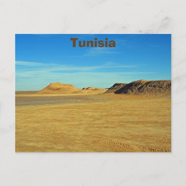 Sahara Desert, Tunisia Postcard (Front)