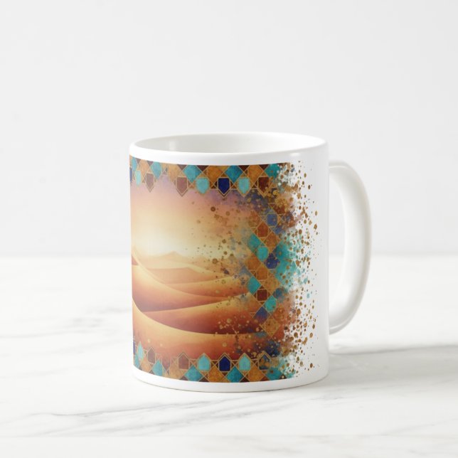  Sahara Moroccan Art Coffee Mug (Front Right)