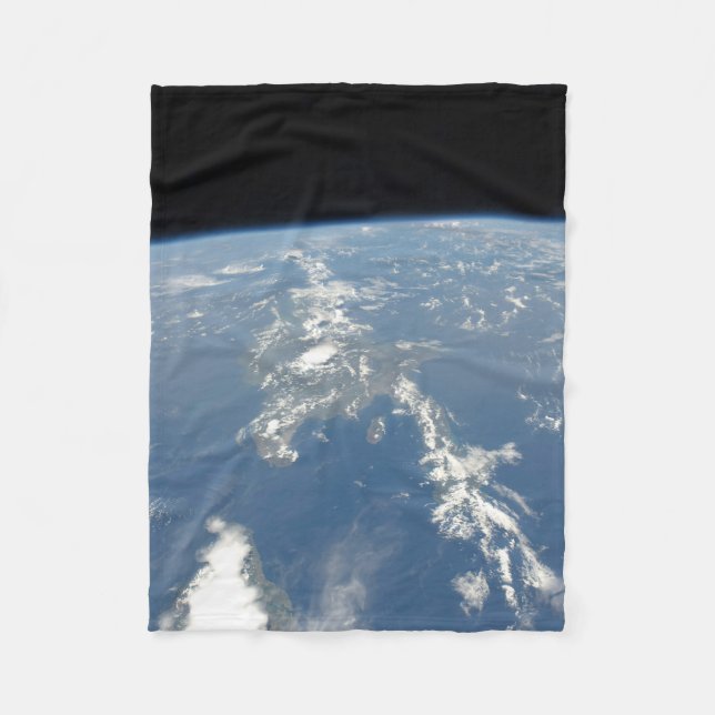 Saharan Dust Blowing Westward Into The Atlantic. Fleece Blanket (Front)