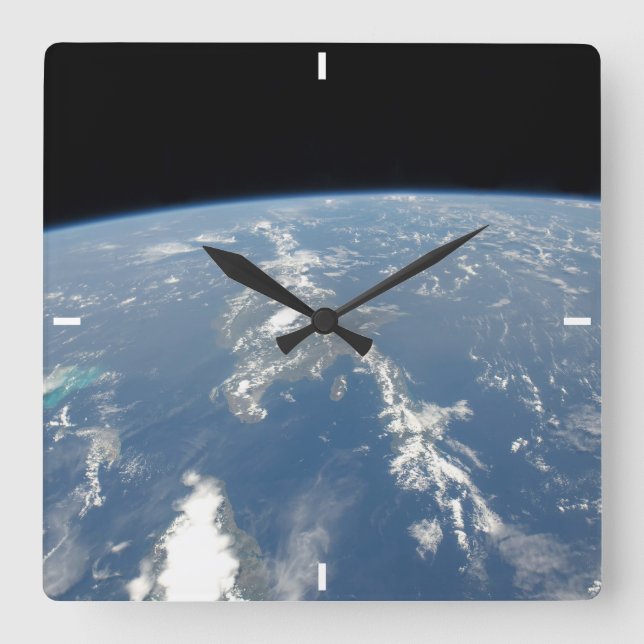 Saharan Dust Blowing Westward Into The Atlantic. Square Wall Clock (Front)