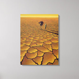 Saharan Journey 1995 Canvas Print