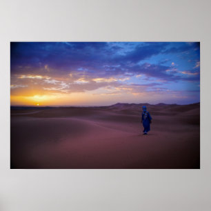 Saharan Sunrise Poster