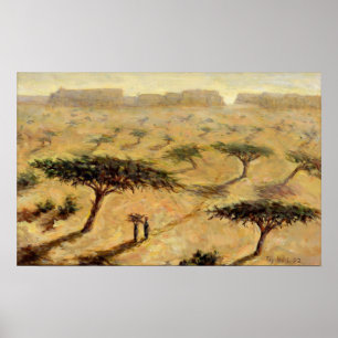 Sahelian Landscape 2002 Poster