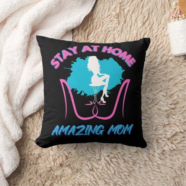 Sahm Stay In Home Mum Wife Pink Ladies Shoes Chic Cushion (Blanket)