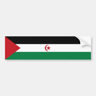 Sahrawi Arab Democratic Republic Flag Bumper Sticker