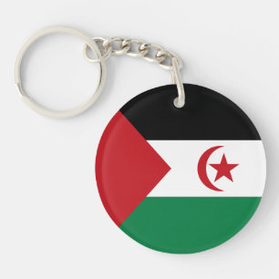 Sahrawi Arab Democratic Republic Flag Key Ring