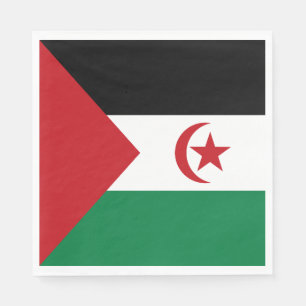 Sahrawi Arab Democratic Republic Flag Napkin