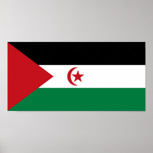 Sahrawi Arab Democratic Republic Flag Poster