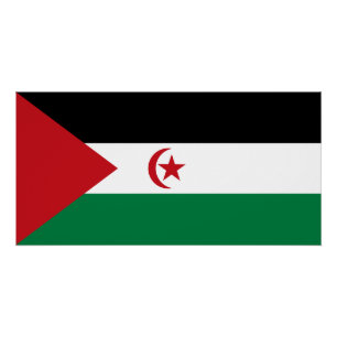 Sahrawi Arab Democratic Republic Flag Poster