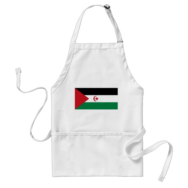 Sahrawi Arab Democratic Republic Flag Standard Apron (Front)