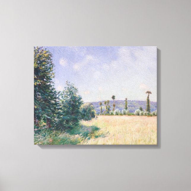 Sahurs Meadows in Morning Sun Canvas Print (Front)