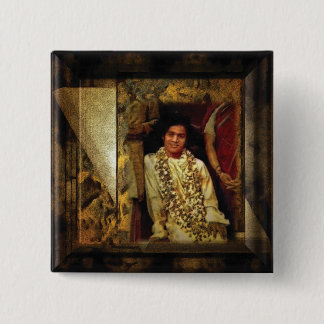 Sai Baba 15 Cm Square Badge