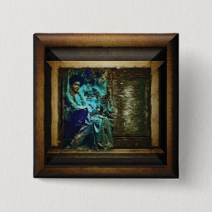 Sai Baba 15 Cm Square Badge