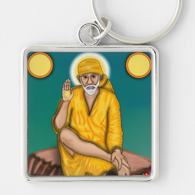 Sai Baba Keychain (Front)