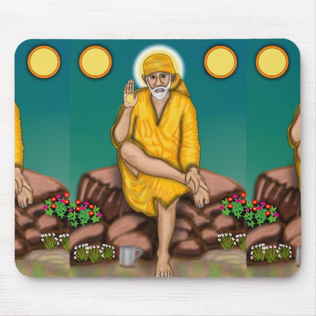 Sai Baba Mouse Pad (Front)
