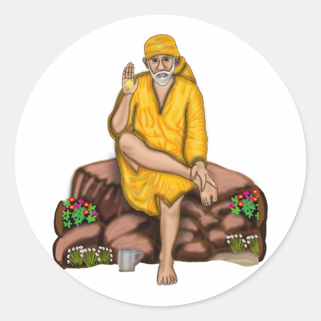 Sai Baba Stickers (Front)