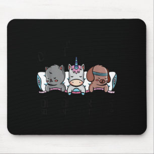 Said don't give up on dreams went back to sleep mouse mat