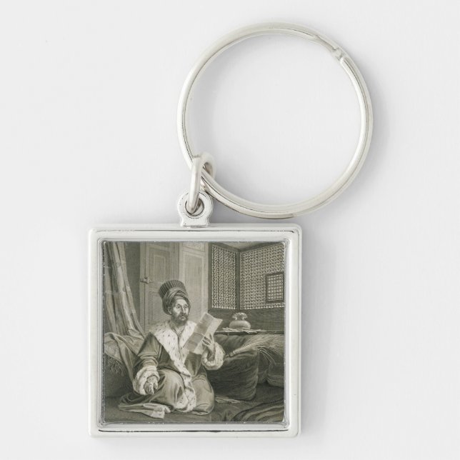 Said Mustapha Pasha Wounded at the Battle of Abouk Key Ring (Front)
