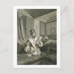 Said Mustapha Pasha Wounded at the Battle of Abouk Postcard