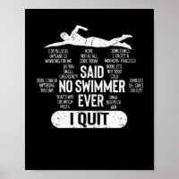Said no swimmer ever competitive swimming
