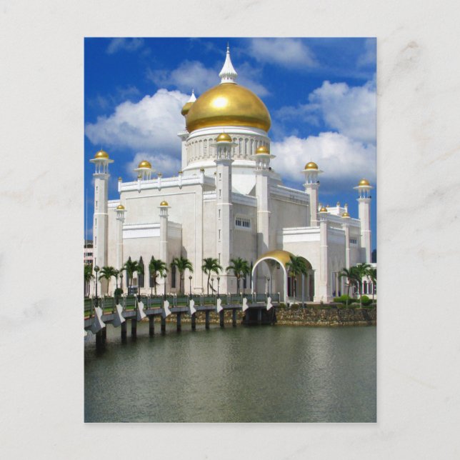saifuddien mosque brunei postcard (Front)