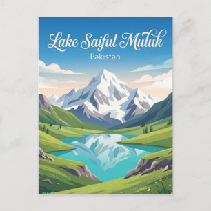 Saiful Muluk National Park Pakistan Postcard