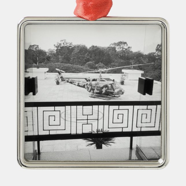 Saigon HCMC Vietnam, Huey Helicopter Metal Tree Decoration (Front)
