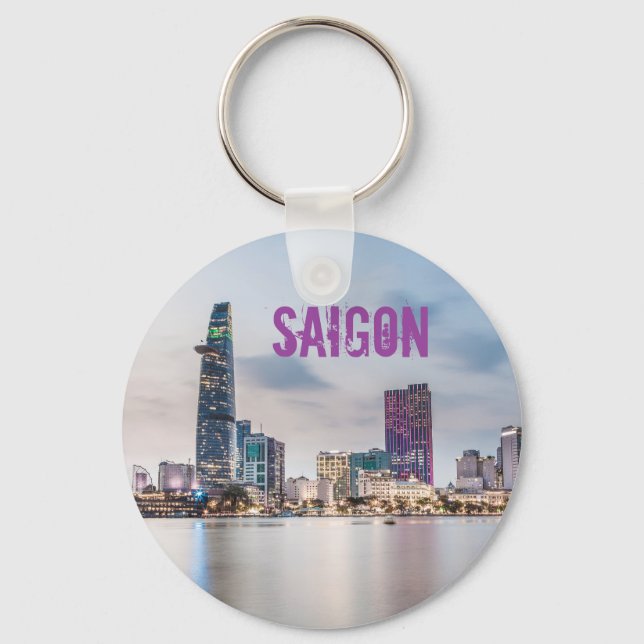 Saigon (Ho Chi Minh City) HCMC Vietnam souvenir Key Ring (Front)