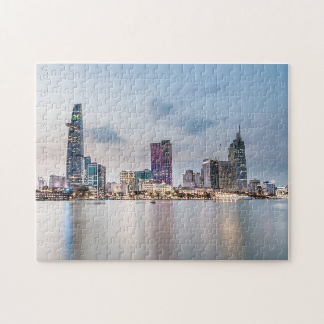 Saigon (Ho Chi Minh City) HCMC Vietnam souvenir Po Jigsaw Puzzle (Horizontal)