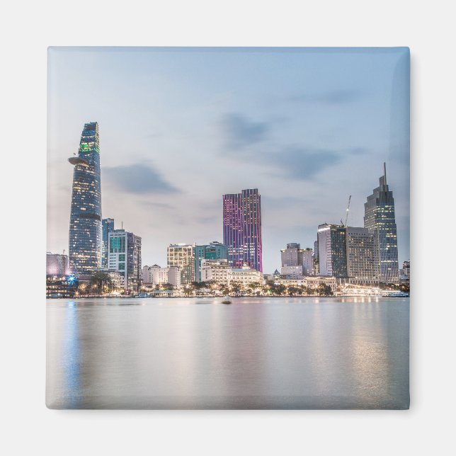 Saigon (Ho Chi Minh City) HCMC Vietnam souvenir Po Magnet (Front)