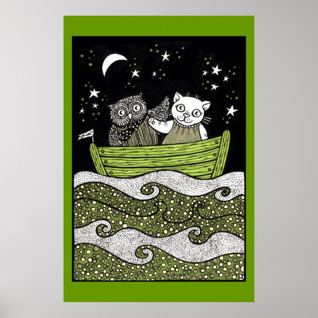 Sail Away Art Poster (Front)