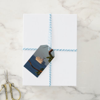 Sail Away at Sunset I Cruise Vacation Gift Tags
