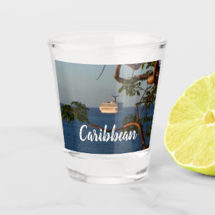 Sail Away at Sunset I Cruise Vacation Shot Glass