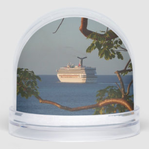 Sail Away at Sunset I Cruise Vacation Snowglobe