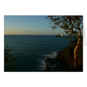 Sail Away at Sunset II Tropical Seascape