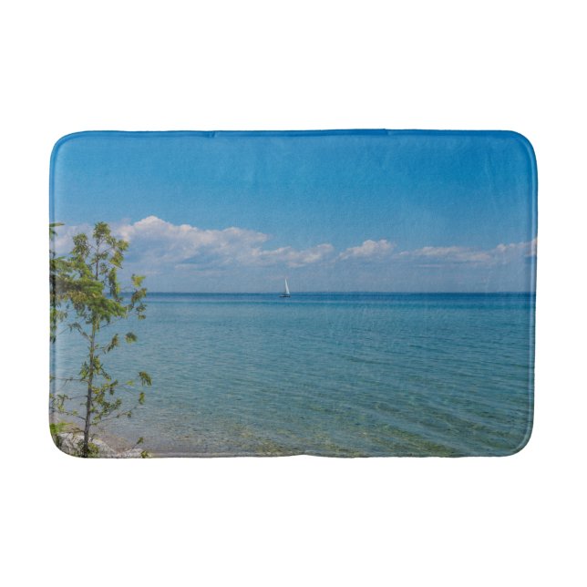 Sail Away Bath Mat (Front)