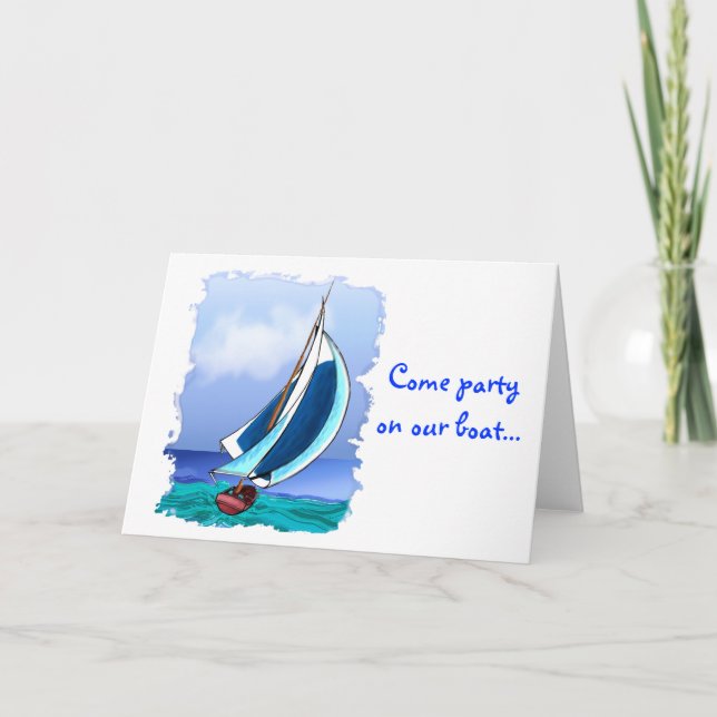 Sail Away Card (Front)