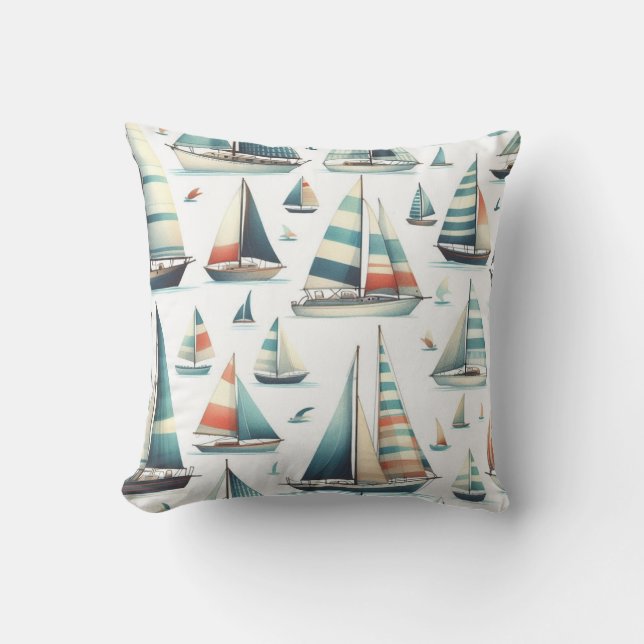Sail Away Cushion (Front)