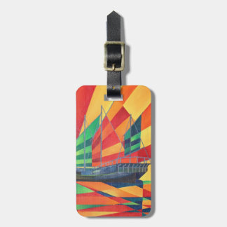 Sail Away Junk Pleasure Boat Luggage Tag